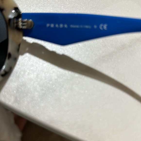 Prada tortoise and blue sunglasses - Picture 5 of 5